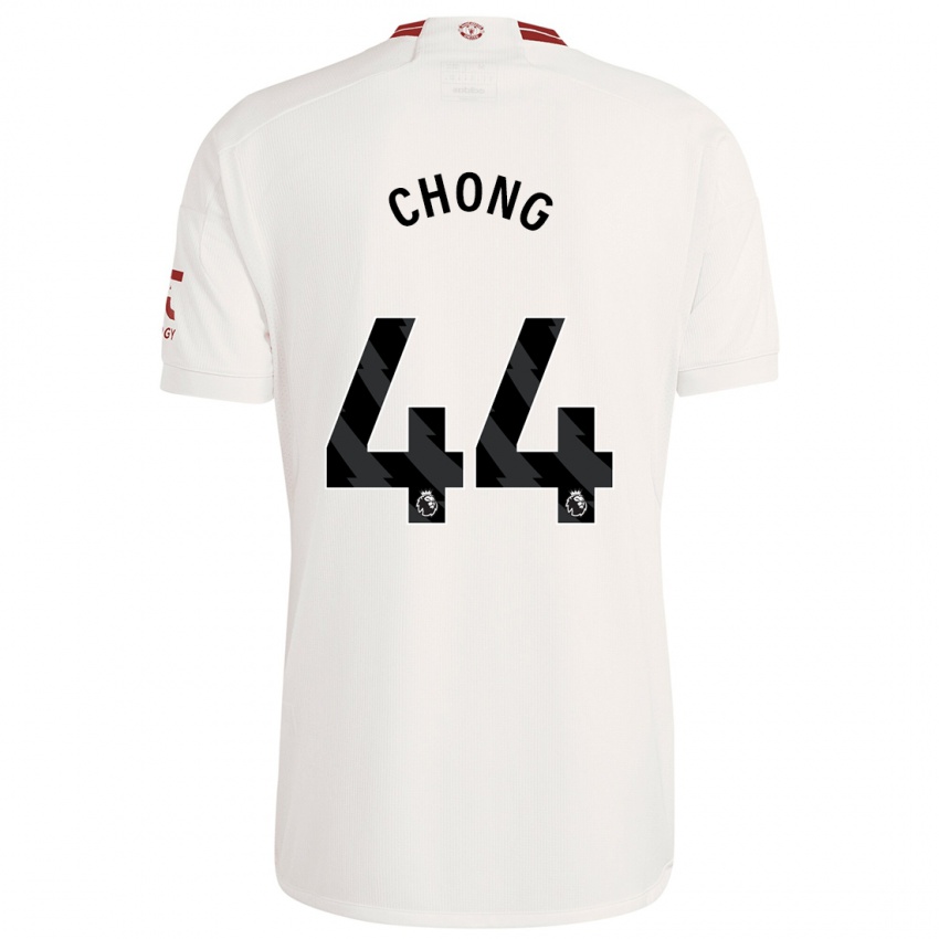 Kinderen Tahith Chong #44 Wit Thuisshirt Derde Tenue 2023/24 T-Shirt