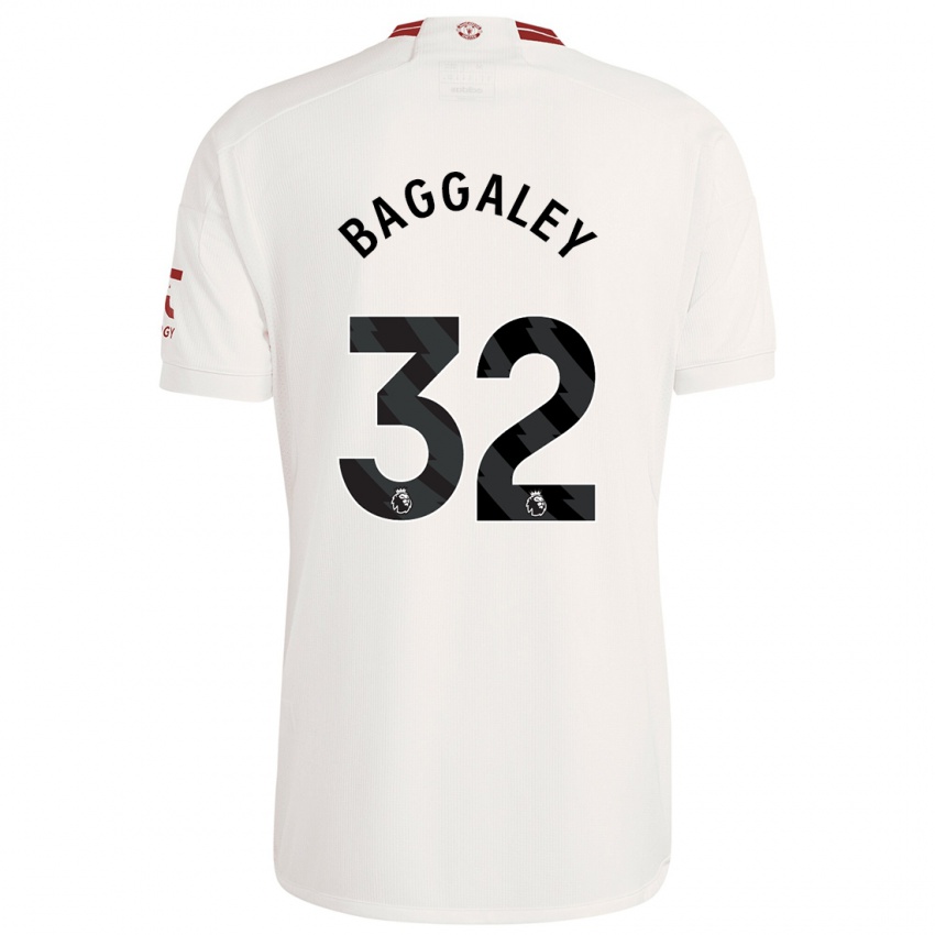 Kinderen Sophie Baggaley #32 Wit Thuisshirt Derde Tenue 2023/24 T-Shirt