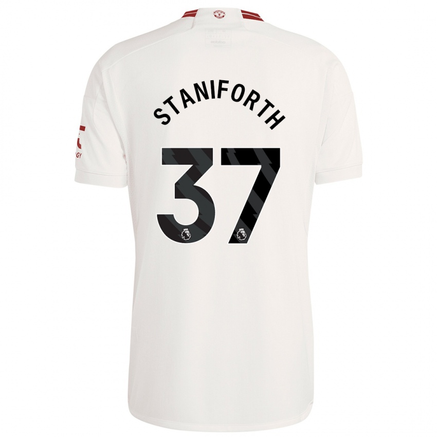 Kinderen Lucy Staniforth #37 Wit Thuisshirt Derde Tenue 2023/24 T-Shirt