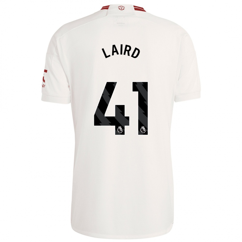 Kinderen Ethan Laird #41 Wit Thuisshirt Derde Tenue 2023/24 T-Shirt