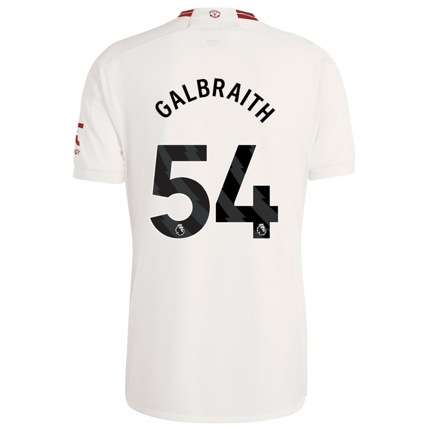 Kinderen Ethan Galbraith #54 Wit Thuisshirt Derde Tenue 2023/24 T-Shirt