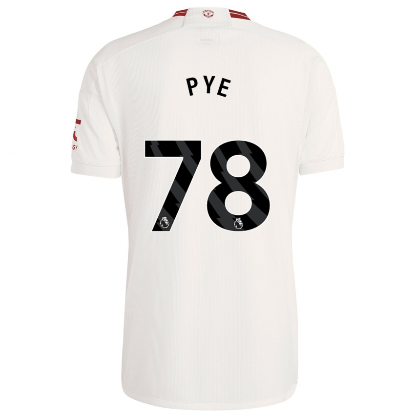 Kinderen Logan Pye #78 Wit Thuisshirt Derde Tenue 2023/24 T-Shirt