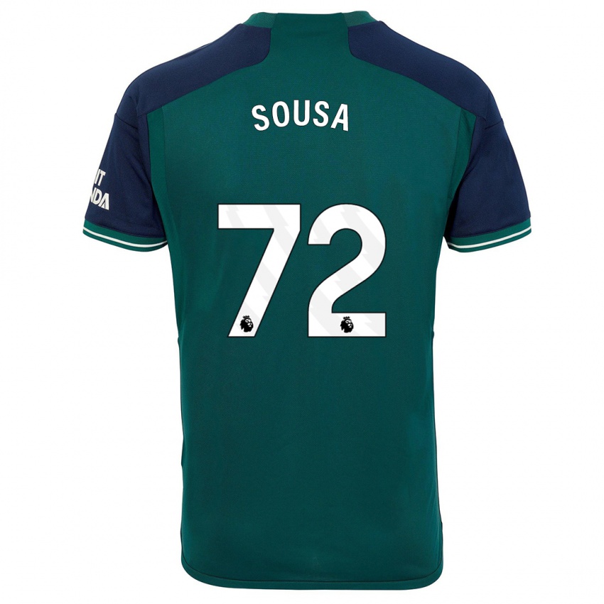 Kinderen Lino Sousa #72 Groente Thuisshirt Derde Tenue 2023/24 T-Shirt