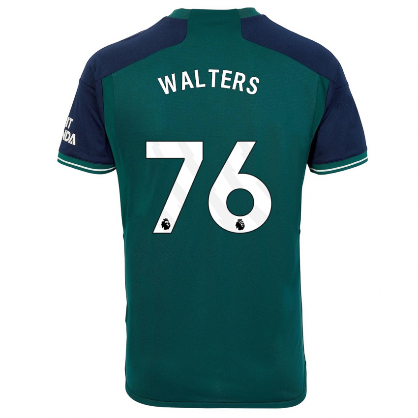 Kinderen Reuell Walters #76 Groente Thuisshirt Derde Tenue 2023/24 T-Shirt