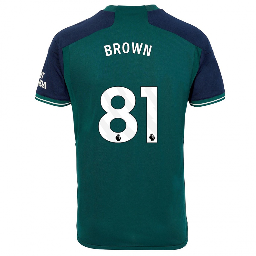 Kinderen Luis Brown #81 Groente Thuisshirt Derde Tenue 2023/24 T-Shirt