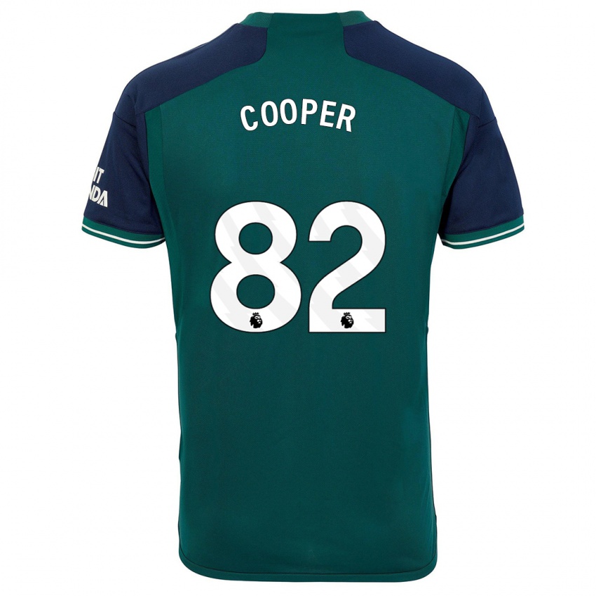 Kinderen Noah Cooper #82 Groente Thuisshirt Derde Tenue 2023/24 T-Shirt