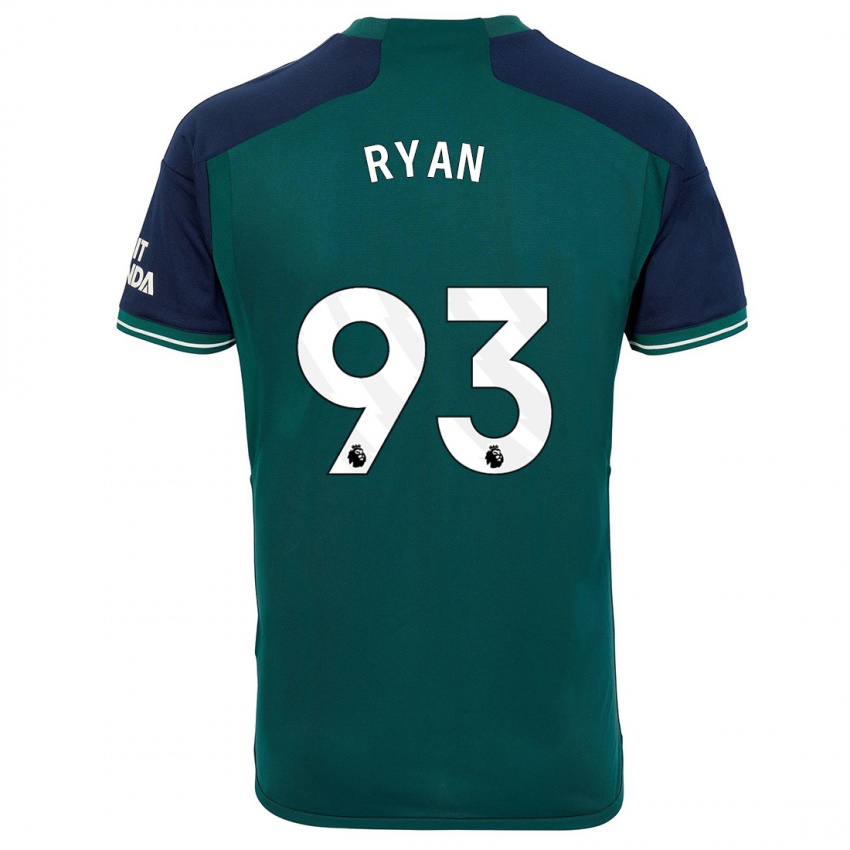 Kinderen Kamarni Ryan #93 Groente Thuisshirt Derde Tenue 2023/24 T-Shirt