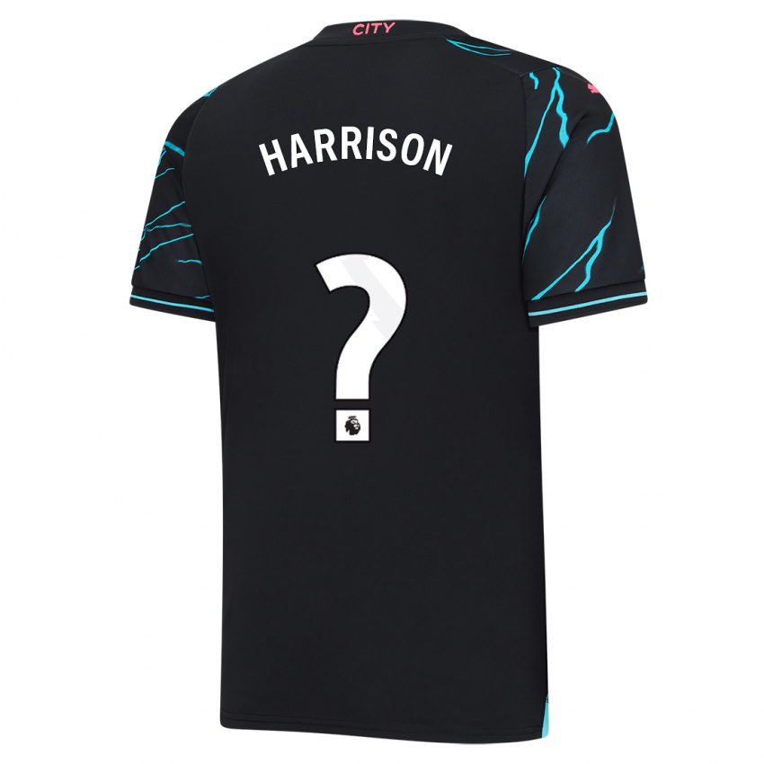 Kinderen Alfie Harrison #0 Donkerblauw Thuisshirt Derde Tenue 2023/24 T-Shirt