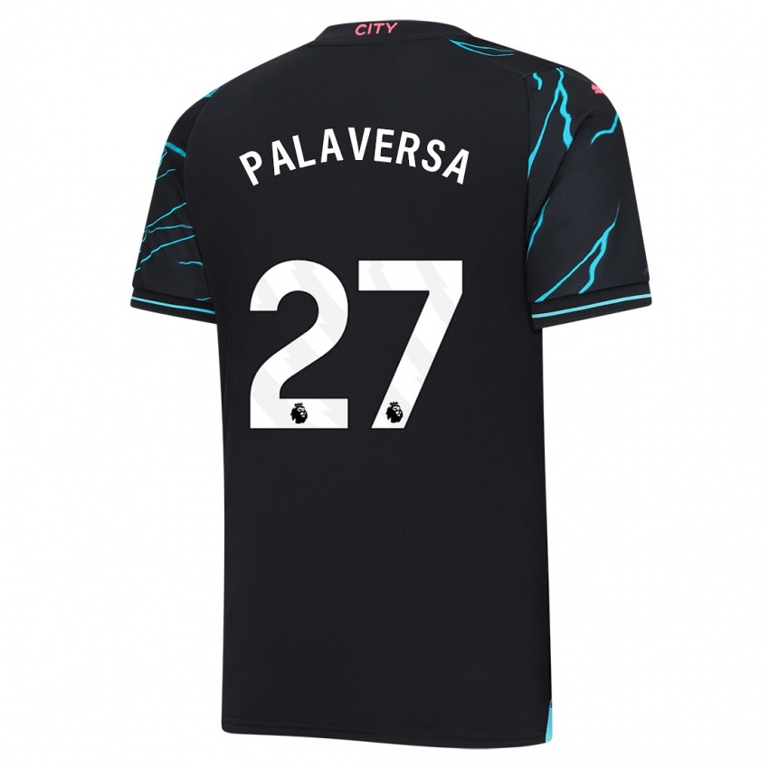 Kinderen Ante Palaversa #27 Donkerblauw Thuisshirt Derde Tenue 2023/24 T-Shirt