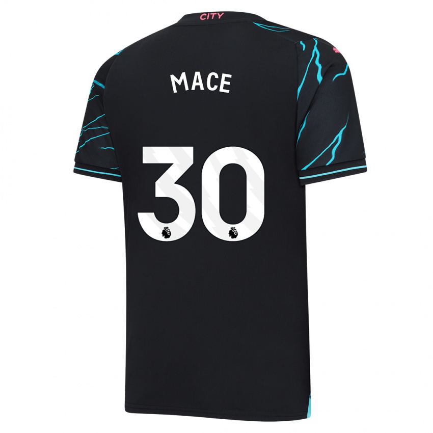 Kinderen Ruby Mace #30 Donkerblauw Thuisshirt Derde Tenue 2023/24 T-Shirt