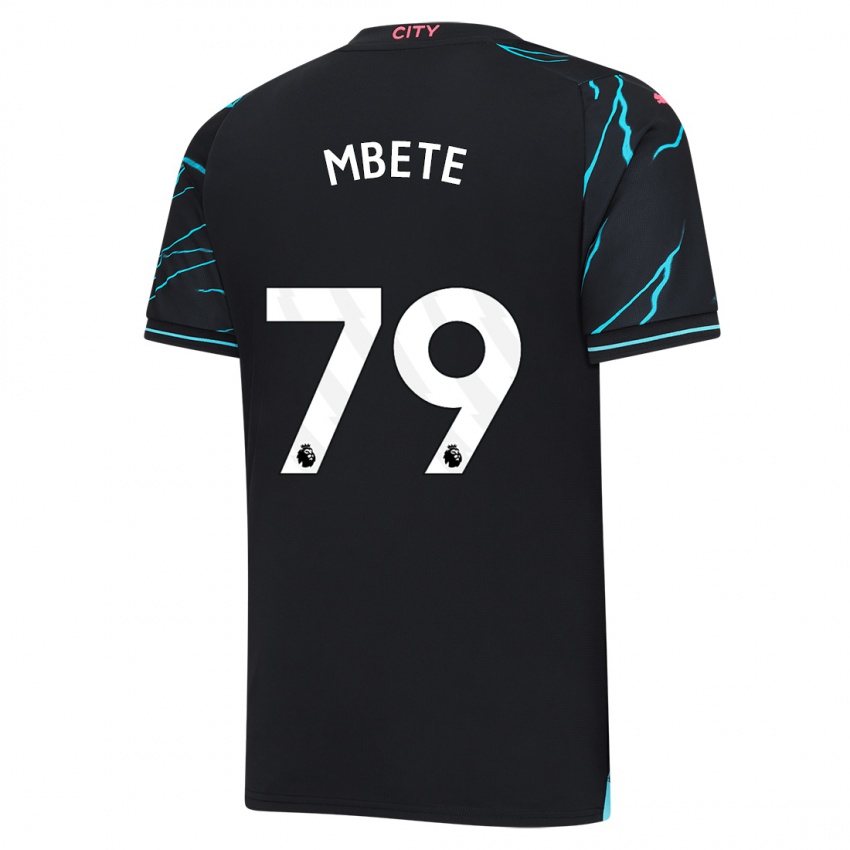 Kinderen Luke Mbete #79 Donkerblauw Thuisshirt Derde Tenue 2023/24 T-Shirt