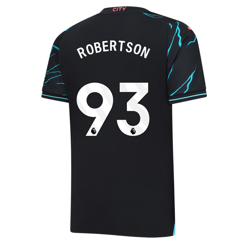 Kinderen Alex Robertson #93 Donkerblauw Thuisshirt Derde Tenue 2023/24 T-Shirt