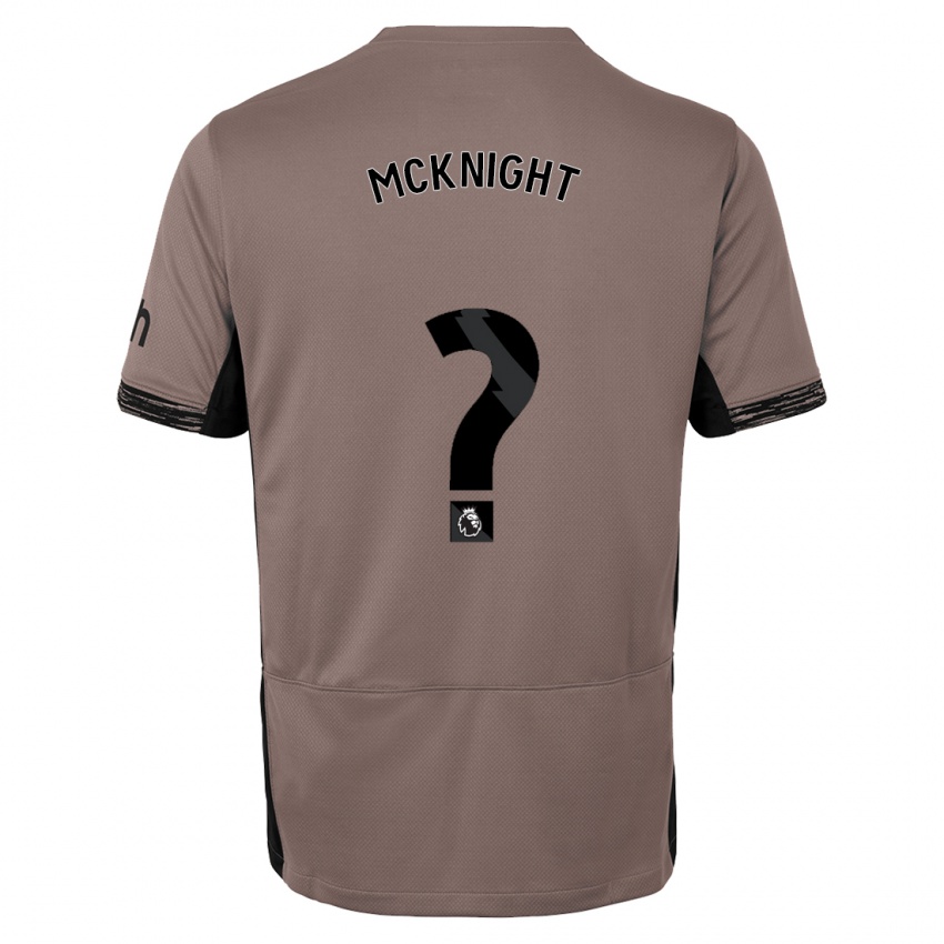 Kinderen Maxwell Mcknight #0 Donker Beige Thuisshirt Derde Tenue 2023/24 T-Shirt