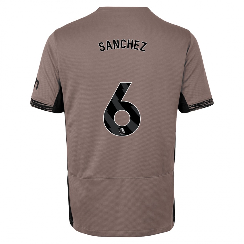 Kinderen Davinson Sanchez #6 Donker Beige Thuisshirt Derde Tenue 2023/24 T-Shirt