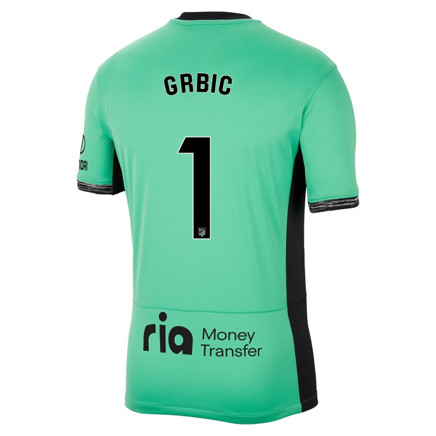 Kinderen Ivo Grbic #1 Lente Groen Thuisshirt Derde Tenue 2023/24 T-Shirt