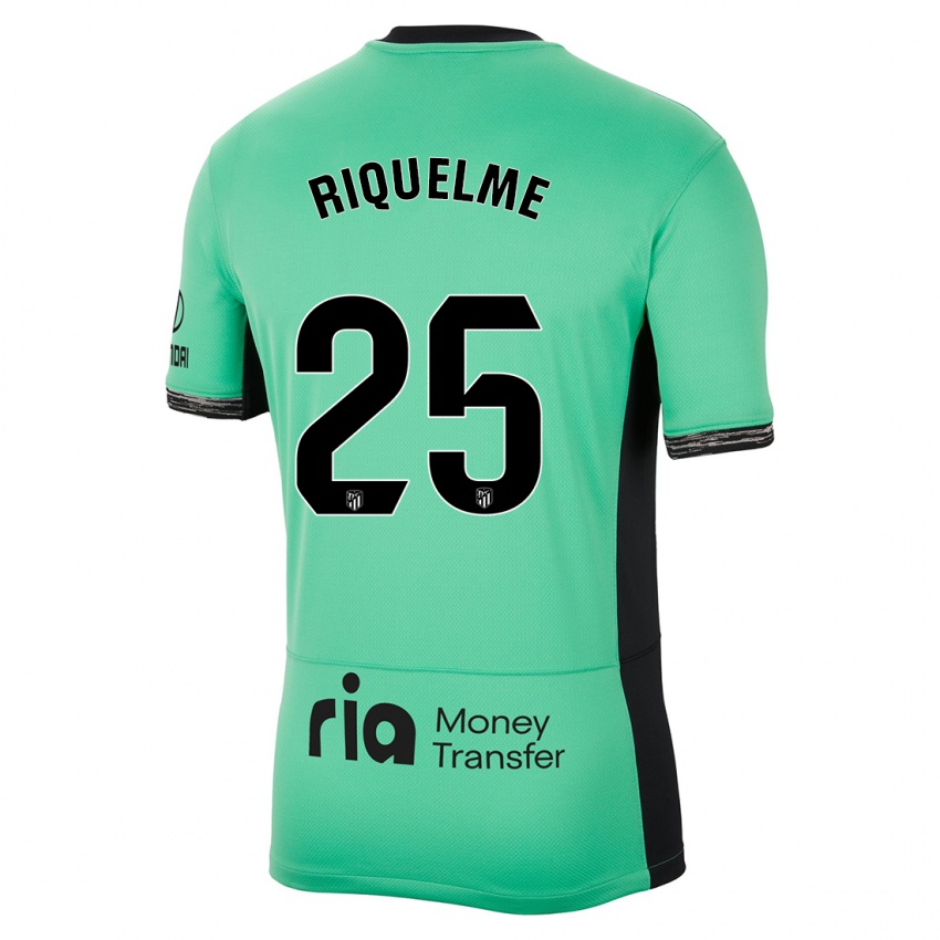 Kinderen Rodrigo Riquelme #25 Lente Groen Thuisshirt Derde Tenue 2023/24 T-Shirt