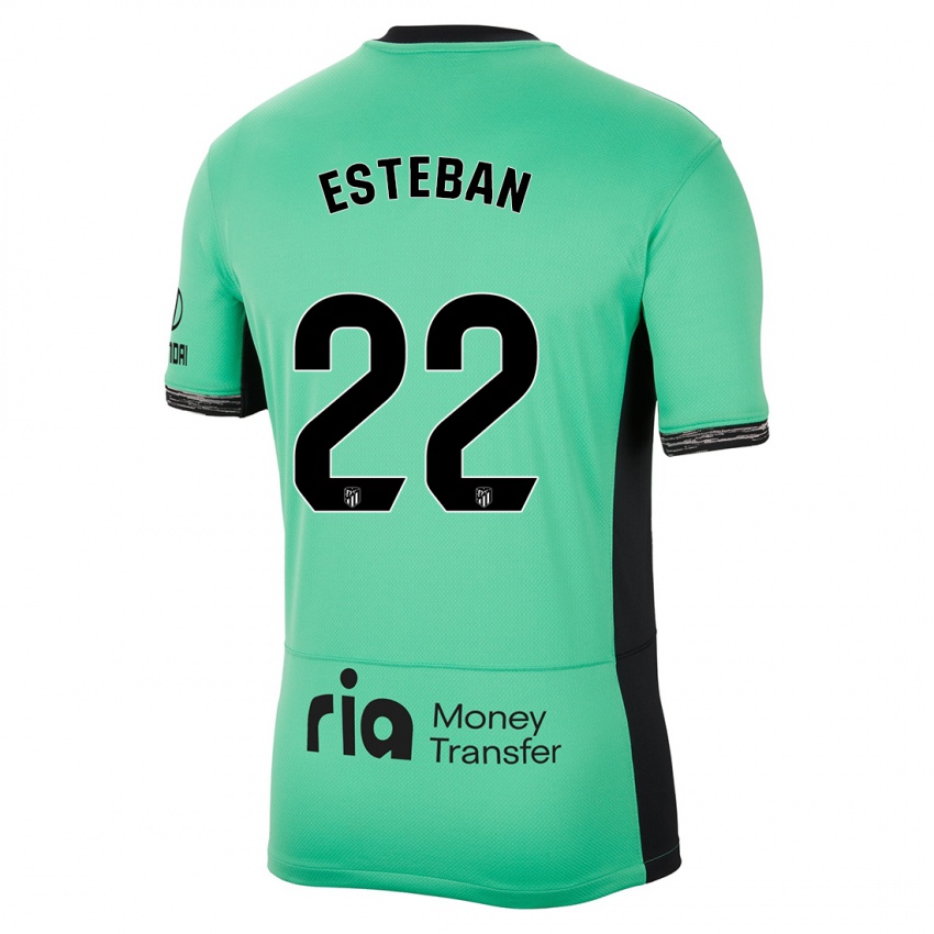 Kinderen Paco Esteban #22 Lente Groen Thuisshirt Derde Tenue 2023/24 T-Shirt