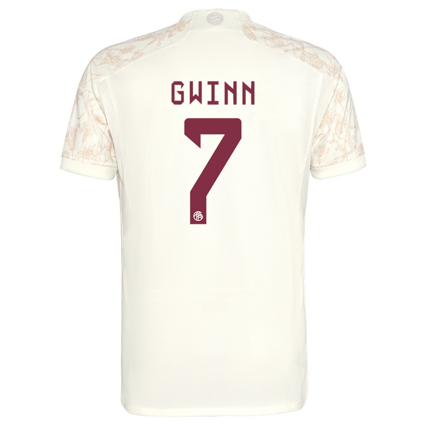 Kinderen Giulia Gwinn #7 Gebroken Wit Thuisshirt Derde Tenue 2023/24 T-Shirt