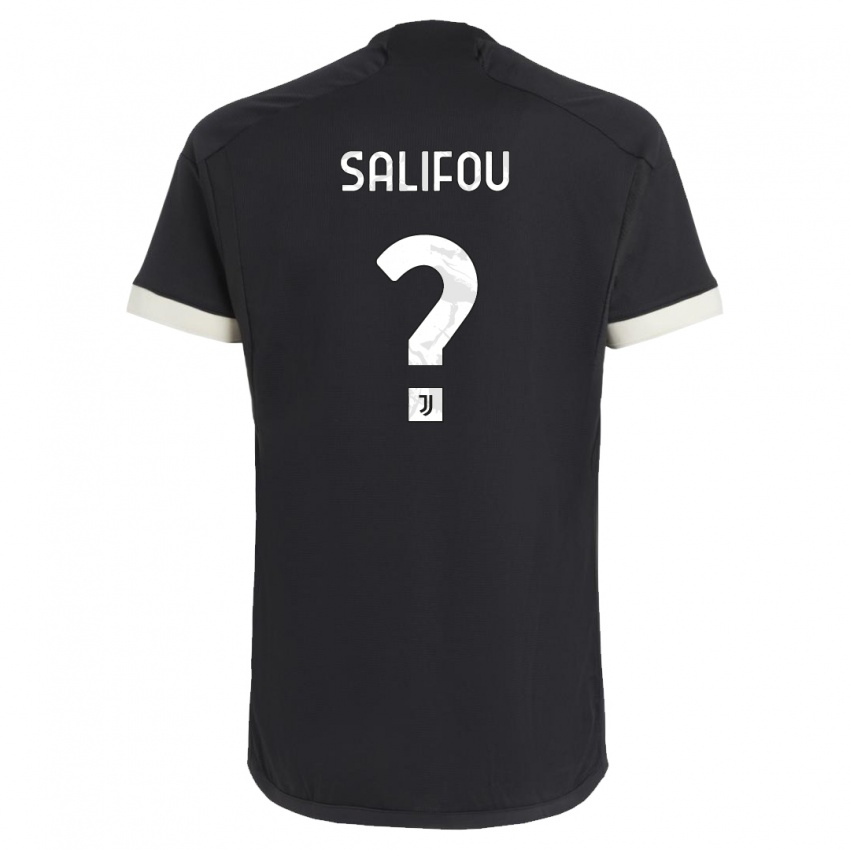 Kinderen Dikeni Salifou #0 Zwart Thuisshirt Derde Tenue 2023/24 T-Shirt