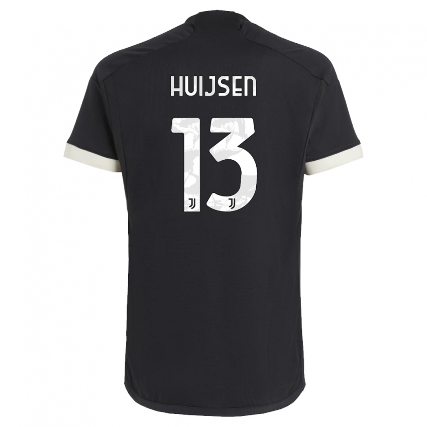 Kinderen Dean Huijsen #13 Zwart Thuisshirt Derde Tenue 2023/24 T-Shirt