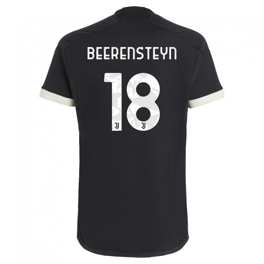 Kinderen Lineth Beerensteyn #18 Zwart Thuisshirt Derde Tenue 2023/24 T-Shirt