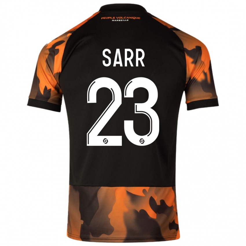 Kinderen Ismaïla Sarr #23 Zwart Oranje Thuisshirt Derde Tenue 2023/24 T-Shirt