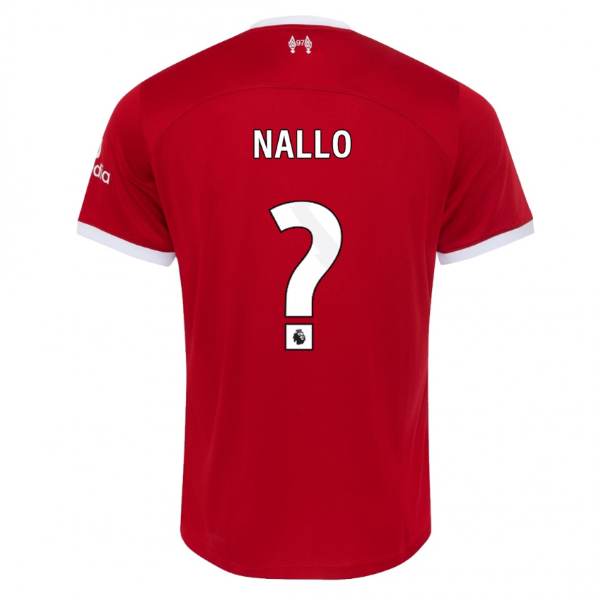 Heren Amara Nallo #0 Rood Thuisshirt Thuistenue 2023/24 T-Shirt