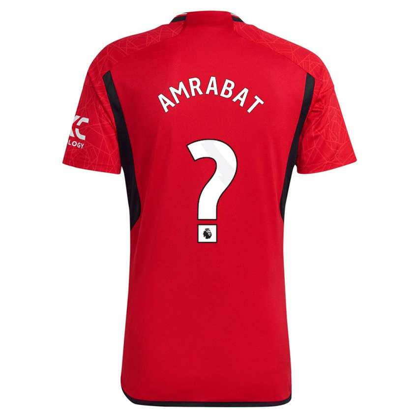 Heren Sofyan Amrabat #0 Rood Thuisshirt Thuistenue 2023/24 T-Shirt