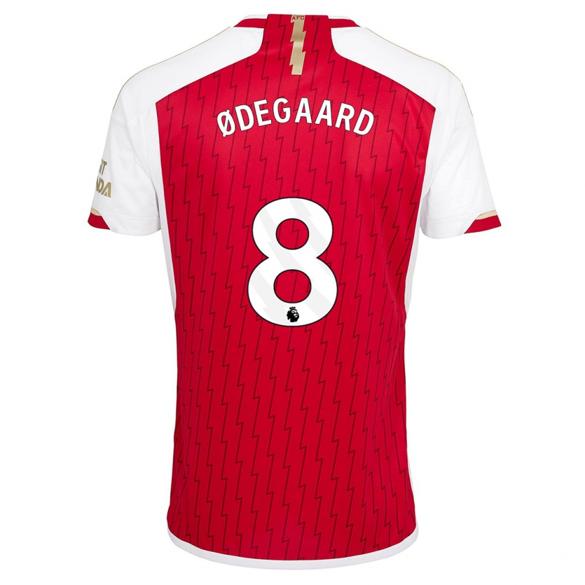 Heren Martin Odegaard #8 Rood Thuisshirt Thuistenue 2023/24 T-Shirt