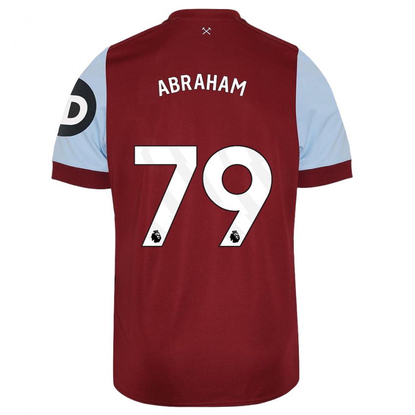 Heren Dondre Abraham #79 Kastanjebruin Thuisshirt Thuistenue 2023/24 T-Shirt
