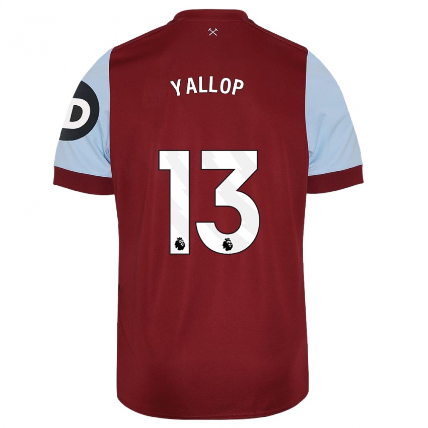 Heren Tameka Yallop #13 Kastanjebruin Thuisshirt Thuistenue 2023/24 T-Shirt