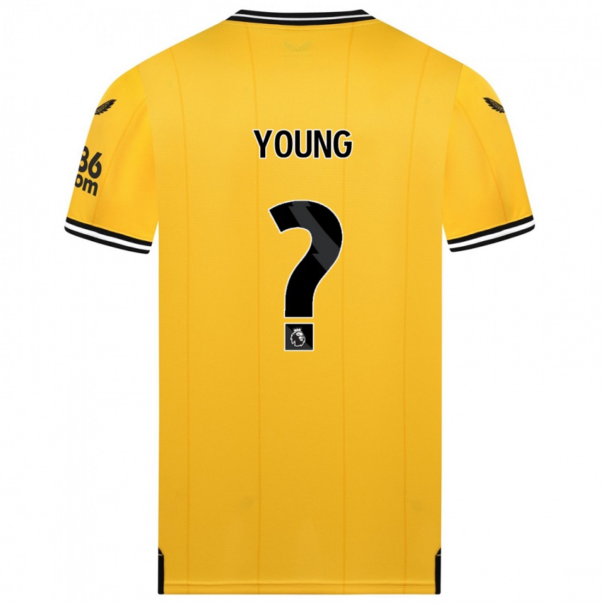Heren Joe Young #0 Geel Thuisshirt Thuistenue 2023/24 T-Shirt