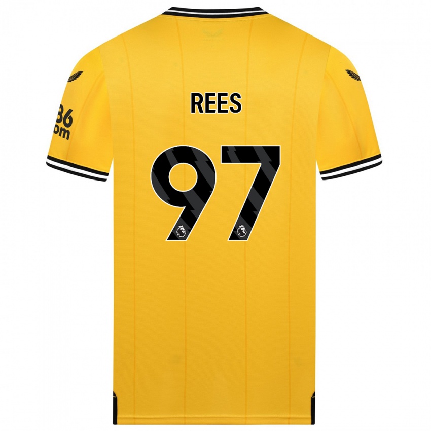 Heren Mason Rees #97 Geel Thuisshirt Thuistenue 2023/24 T-Shirt