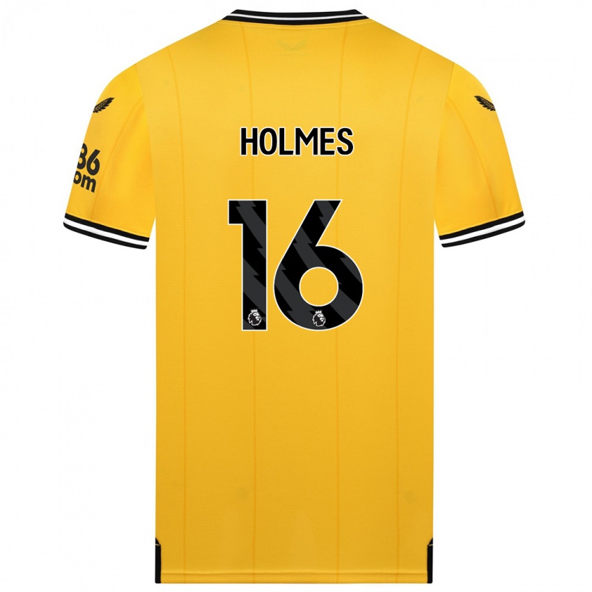 Heren Summer Holmes #16 Geel Thuisshirt Thuistenue 2023/24 T-Shirt