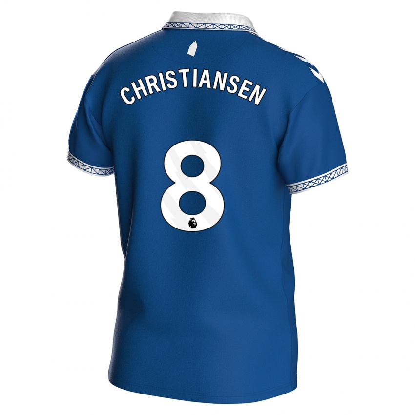 Heren Izzy Christiansen #8 Koningsblauw Thuisshirt Thuistenue 2023/24 T-Shirt