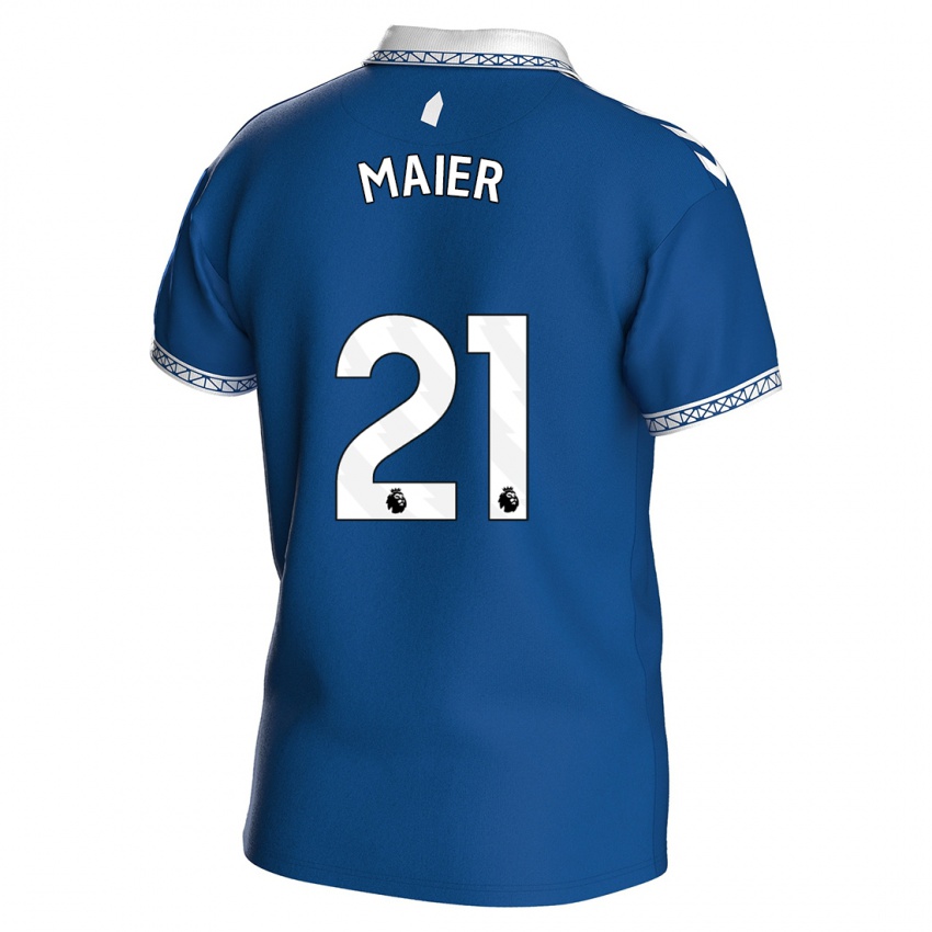 Heren Leonie Maier #21 Koningsblauw Thuisshirt Thuistenue 2023/24 T-Shirt