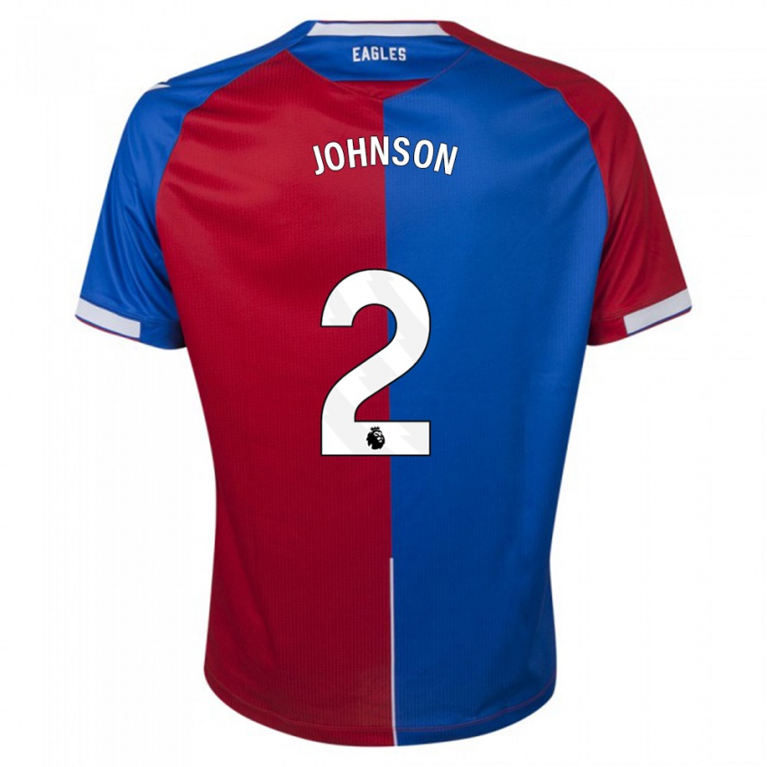 Heren Annabel Johnson #2 Rood Blauw Thuisshirt Thuistenue 2023/24 T-Shirt