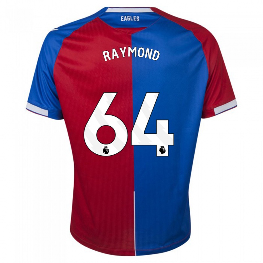 Heren Jadan Raymond #64 Rood Blauw Thuisshirt Thuistenue 2023/24 T-Shirt