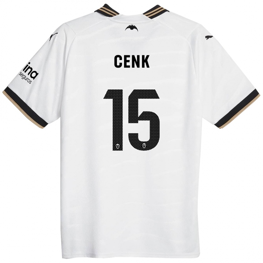 Heren Cenk Ozkacar #15 Wit Thuisshirt Thuistenue 2023/24 T-Shirt
