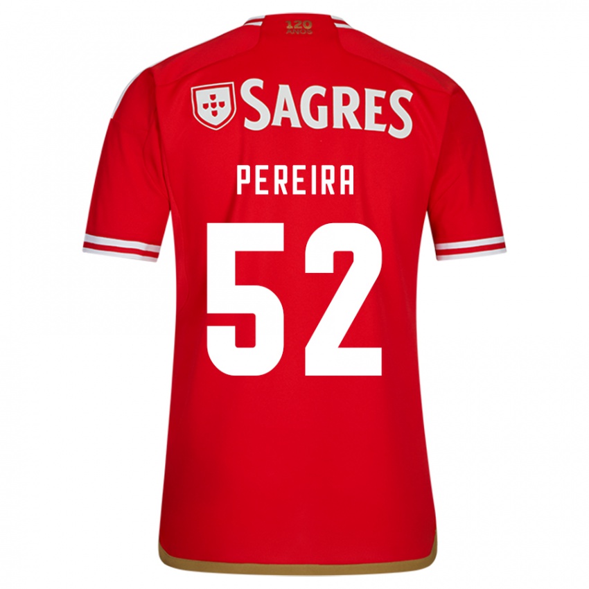 Heren Henrique Pereira #52 Rood Thuisshirt Thuistenue 2023/24 T-Shirt