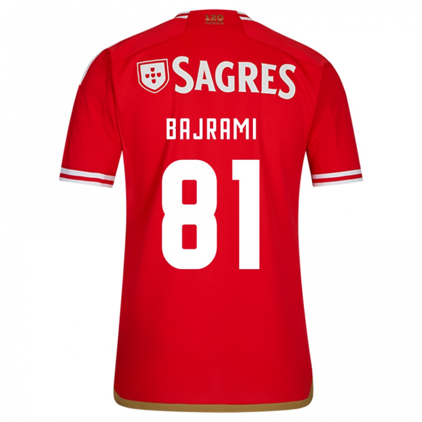 Heren Adrian Bajrami #81 Rood Thuisshirt Thuistenue 2023/24 T-Shirt