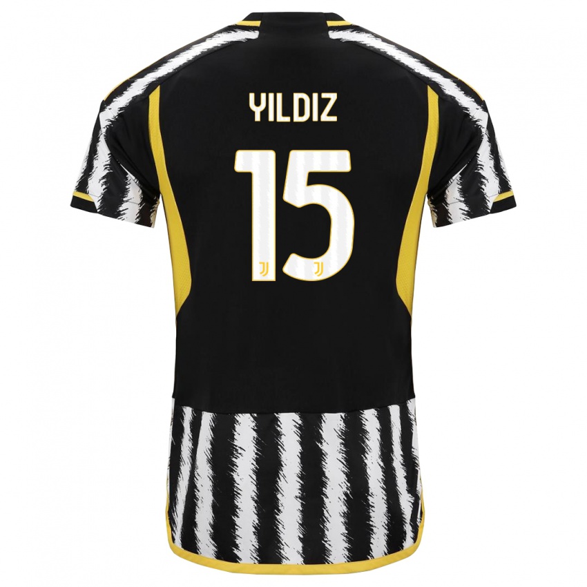 Heren Kenan Yildiz #0 Zwart Wit Thuisshirt Thuistenue 2023/24 T-Shirt