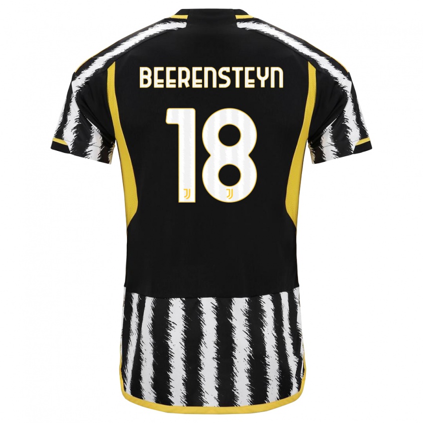 Heren Lineth Beerensteyn #18 Zwart Wit Thuisshirt Thuistenue 2023/24 T-Shirt