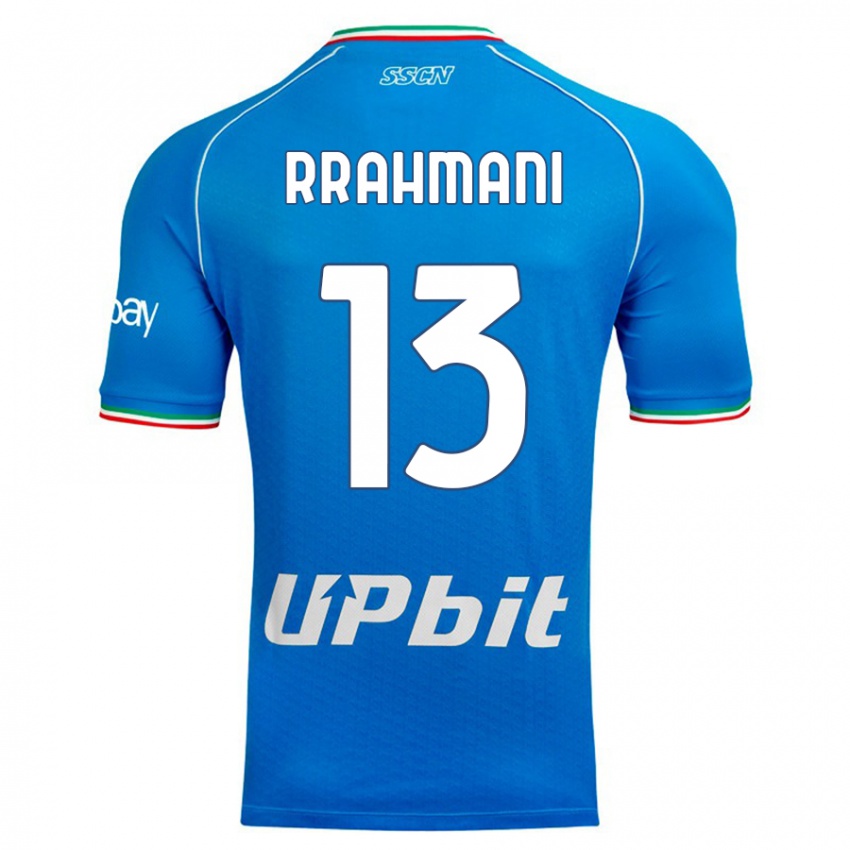 Heren Amir Rrahmani #13 Hemelsblauw Thuisshirt Thuistenue 2023/24 T-Shirt