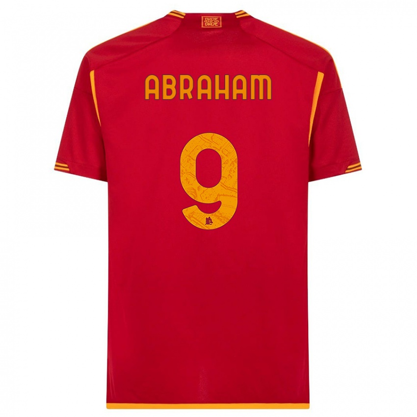 Heren Tammy Abraham #9 Rood Thuisshirt Thuistenue 2023/24 T-Shirt