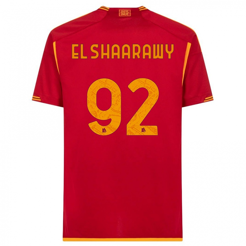 Heren Stephan El Shaarawy #92 Rood Thuisshirt Thuistenue 2023/24 T-Shirt