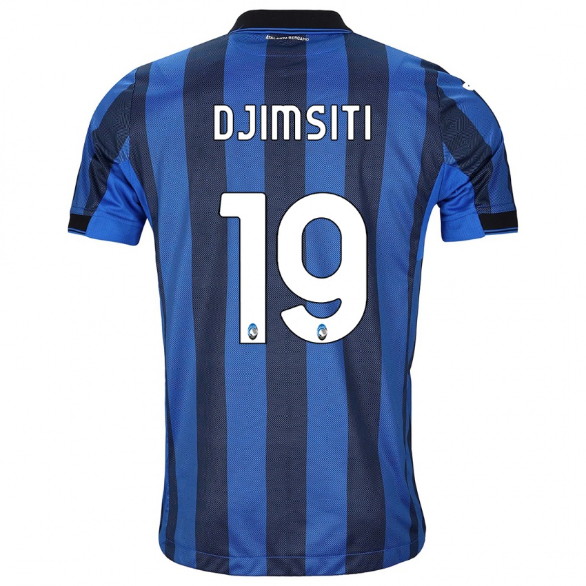 Heren Berat Djimsiti #19 Zwart Blauw Thuisshirt Thuistenue 2023/24 T-Shirt
