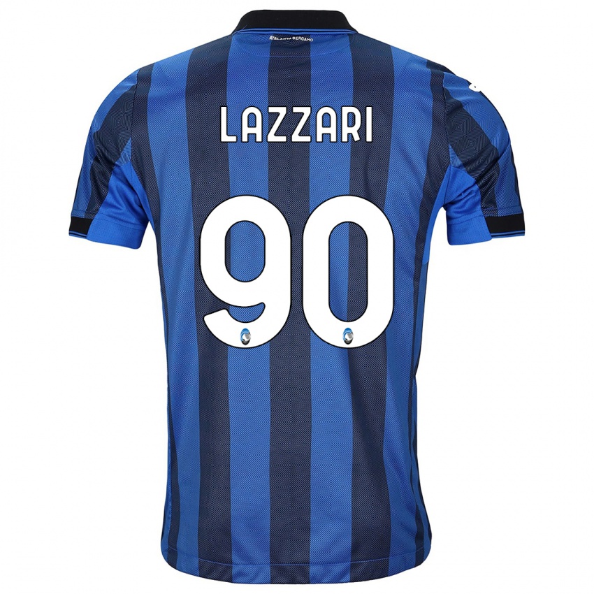 Heren Ilaria Lazzari #90 Zwart Blauw Thuisshirt Thuistenue 2023/24 T-Shirt
