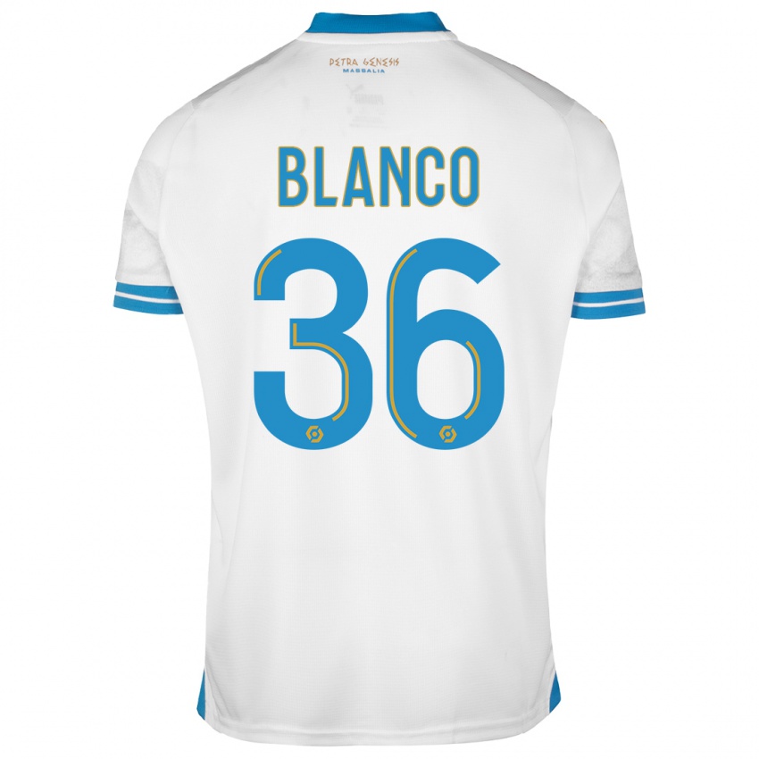 Heren Ruben Blanco #36 Wit Thuisshirt Thuistenue 2023/24 T-Shirt