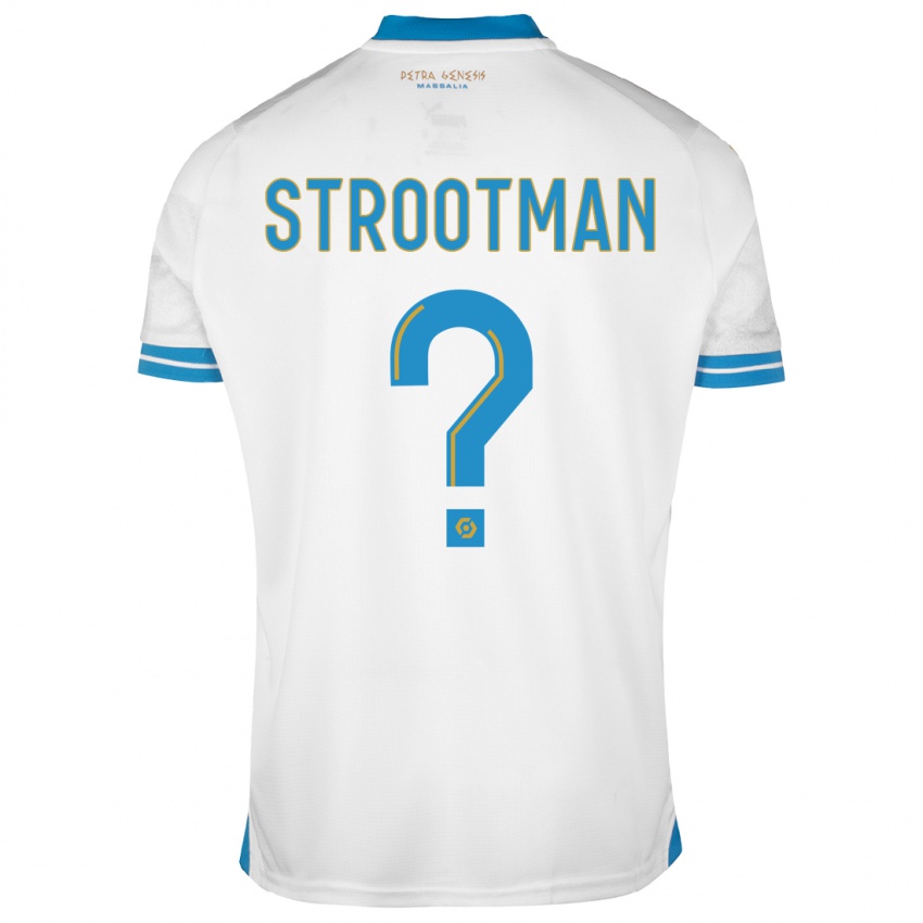 Heren Kevin Strootman #0 Wit Thuisshirt Thuistenue 2023/24 T-Shirt